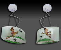 Подвесной светильник детский "Дружба" (футболист) сн/пр