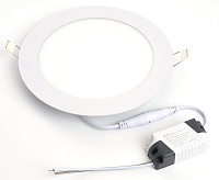 Светильник встраиваемый PPL-R 12W 4000K белый (круг) AL500 