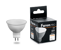 Лампа светодиодная&nbsp;&nbsp;8W G5.3 4000K MR16 LB-1608 (Feron PRO)