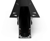 Slim Magnetic Шинопровод встраиваемый черный 2м