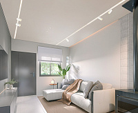 Светильник трековый низковольтный 12W 4000К белый MGN300