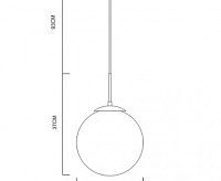 Подвесной светильник A1561SP-1CC 