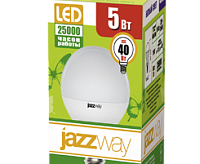 Лампа светодиодная PLED-ECO G45 5w E14 4000K JAZZway сн/пр