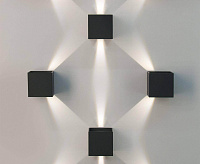 Настенный светодиодный светильник 1548 TECHNO LED WINNER черный IP54