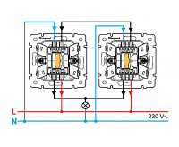 Valena Переключатель 1-кл сл кость 774306 сн/пр