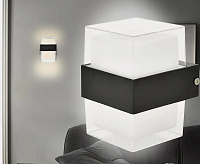 Архитектурный светодиодный светильник VALO 9W S-4000K-100x110x133-BLACK/CLEAR-220-IP20