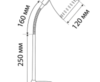 Настольная лампа MT2025 латунь