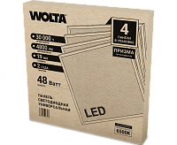 Панель светодиодная ULPC50W60-04 48W 6500K IP40&nbsp;&nbsp;рассеиватель призма Wolta