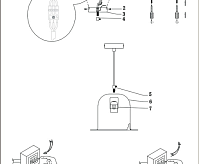 Cветильник подвесной A5064SP-1BN 
