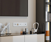 Веркель Рамка на 5 постов (белый) Hammer W0052401