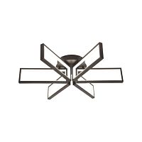 Люстра светодиодная "MALDI"120W 6S APP--650*150-BLACK/WHITE-220-IP20