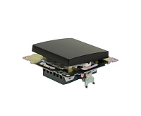 Катрин Переключатель перекрестный 1-кл черный GLS10-7110-05