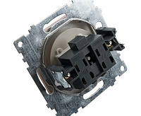 Катрин Розетка 1-ая с/з со шторками шампань GLS16-7110-02