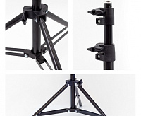 Светильник напольный TL-602B, диммируемый черный 602В-12W