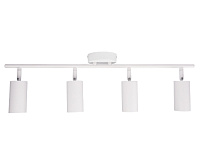 Светильник настенно-потолочный под лампу PCL 0404 4*GU10 WH белый IP20