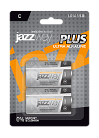 Батарейка LR14 JAZZway Ultra Alkaline BL-2, /12 сн/пр