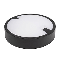 Накладной светильник PBH - PC8-RA 12W 4000K черный IP65  Jazzway