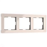 Веркель Рамка на 3 поста (айвори Acrylic) W0032743