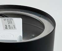 Накладной светильник 20W 4000K черный AL200 "Simple matte"