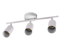 Светильник настенно-потолочный под лампу PCL 0403 3*GU10 WH белый IP20