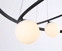 Светильник подвесной светодиодный FL66327/1+4BK черный 