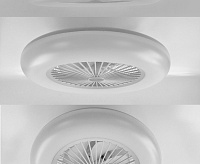 Люстра светодиодная с вентилятором "FAN ONE" 80W+35W-550*200-white/white