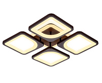 Люстра светодиодная FA442/4 CF 78W кофе&nbsp;&nbsp;с пультом сн/пр