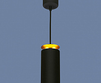 Подвесной LED светильник DLS021 9+4W 4200K черный матовый/золото
