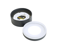 Светильник потолочный GX53 12W 230V черный HL457