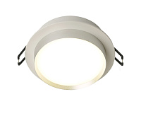 Светильник встраиваемый GX53 DL507 15W белый/серебро, круг