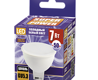 Лампа светодиодная PLED-SP JCDR 7w 5000K GU5.3 JAZZway