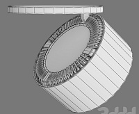 214829 Светильник FORTE INCA 26W 4000К СЕРЫЙ сн/пр