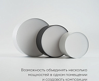 Накладной светильник 28W 4000K белый AL200 “Simple matte”