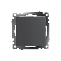 Катрин Переключатель перекрестный 1-кл графит GLS10-7110-06