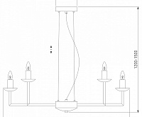 Люстра 60150/10 латунь