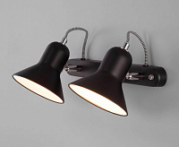 Спот - 20083/2 черный/хром сн/пр