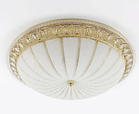 Накладной светильник "CASABLANCA" GOLD 100W R-600-WHITE-220-IP20