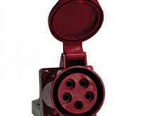 Розетка 125 стационарная 3Р+РЕ+N 32А 380В IP44 ИЭК PSR12-032-5