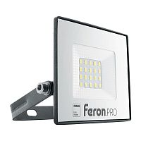 Прожектор светодиодный  20W 6400K IP65 черный LL-1000 Feron PRO
