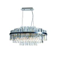 Люстра 5740E/10A CHROME+CLEAR