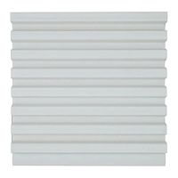 Панели 3D RAIL EAST из вспененного полистирола Галс 2700х120х12 мм Белая