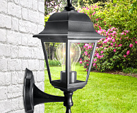 Светильник садово-парковый 60W E27 IP44 НБУ 04-60-001 черный