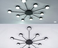 Люстра "ВINNA" 10xGX53 R-950x40-BLACK -220-IP20