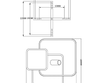Люстра светодиодная "ECLIPSE" 95W 3S 1DL-RC--515x480х130-WHITE/BLACK/WHITE-220-IP20