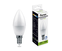 Лампа светодиодная диммируемая 11W E14 С37 4000K LB-771