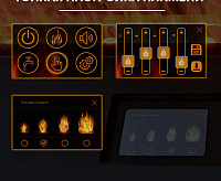 Электрический очаг Schones Feuer 3D 3D FireLine 1500 + синий цвет