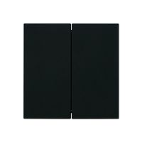 Мия Выключатель 2кл, черный бархат, RSW10-3104-05