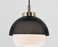 Подвесной светильник 50106/1 античная бронза/черный