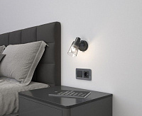 Веркель Рамка на 2 поста (графит/стекло) W0022440