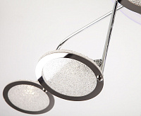 Потолочный светильник 80109/12 хром/синий+фиолетовый spider паук  Потолочный светильник 80109/12 хром/синий+фиолетовый spider паук